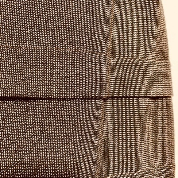 BCX brown dress vintage style bodycon  short sleeve with belt dress size 7 - Picture 7 of 13